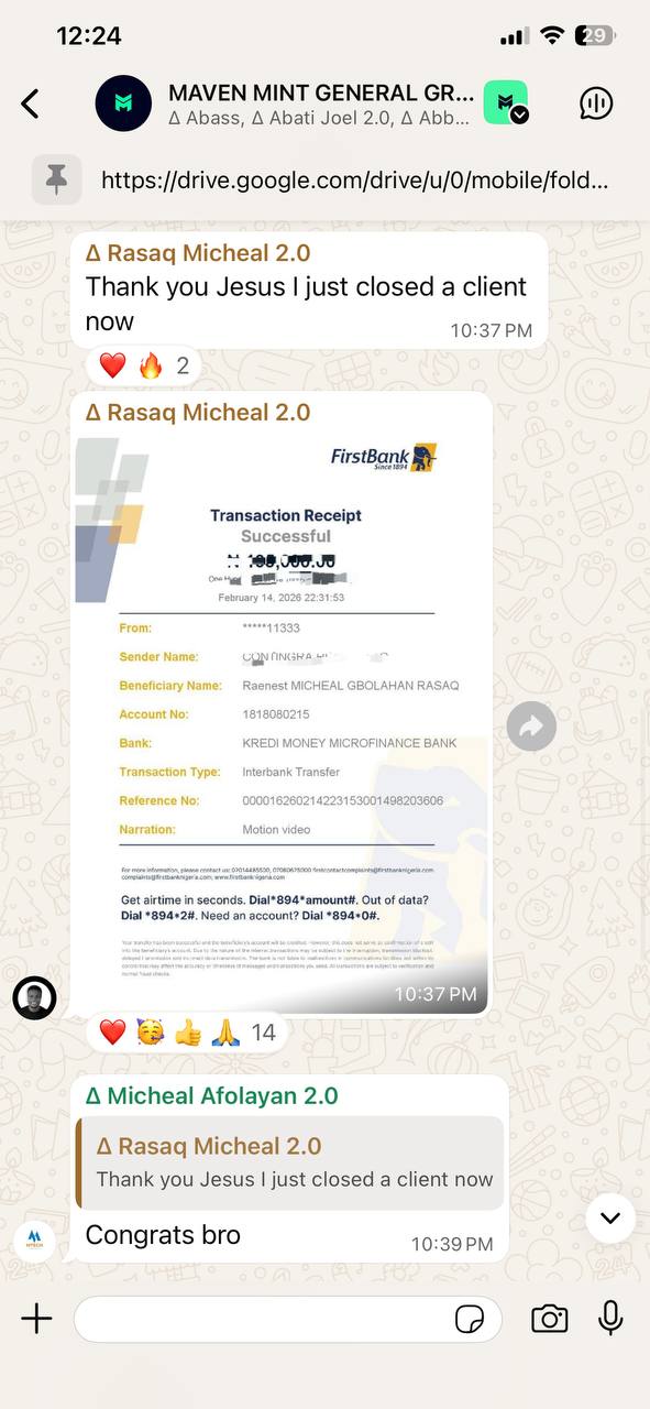 Rasaq Micheal result screenshot